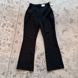 Abercrombie & Fitch NWT Ultra High Rise Slim flare Tailored Pants Black 27 (4R)